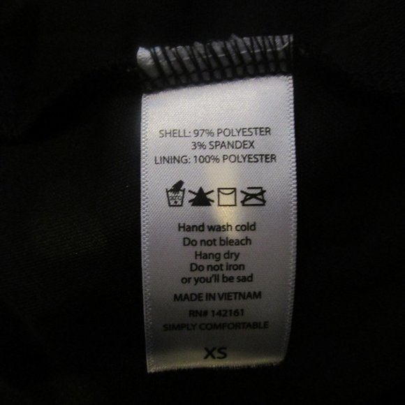 LuLaRoe Black floral lace Lola skirt sz XS - Picture 7 of 7